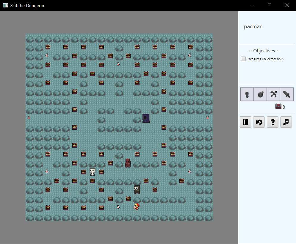 X-it the Dungeon - Game written in pure Java project image